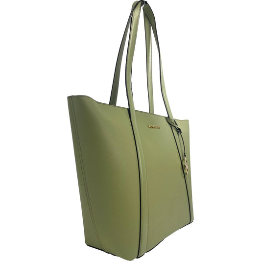 Large Pratt Shoulder Zip Tote Bag Light Sage