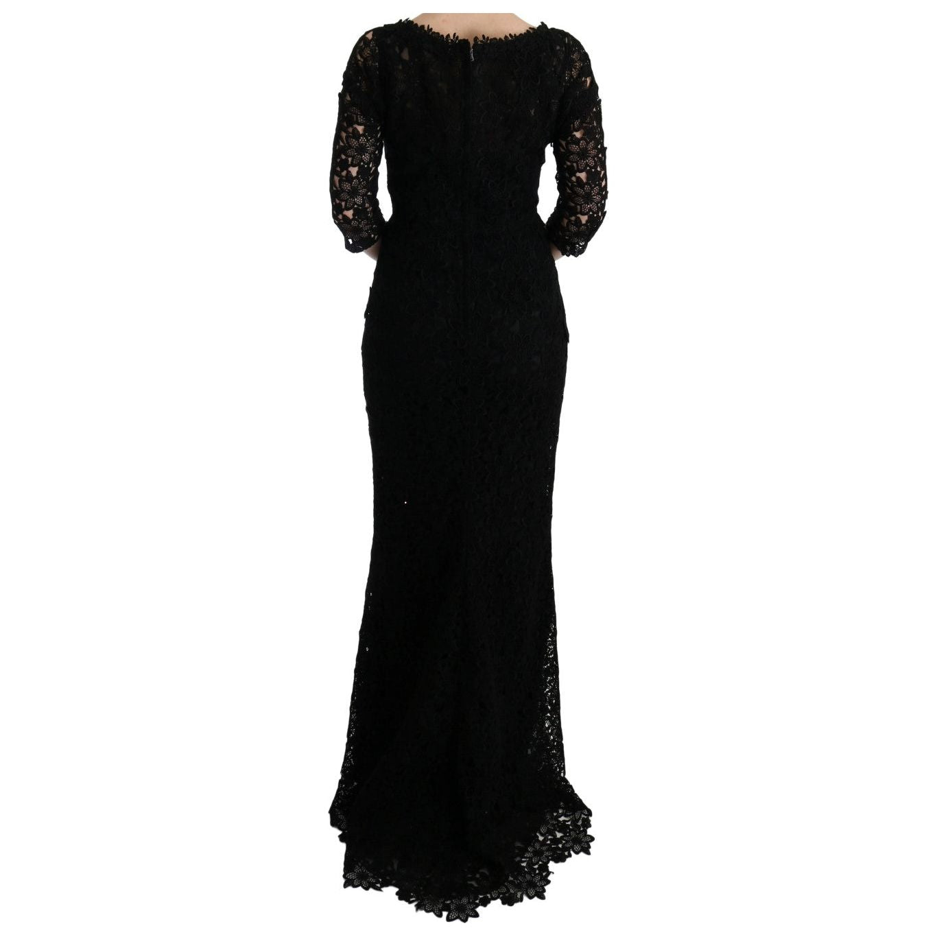 Elegant Black Sheath Dress with Silk Lining