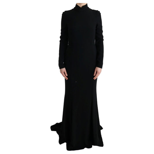 Dolce & GabbanaElegant Full Length Sheath Gown in BlackMcRichard Designer Brands£1159.00