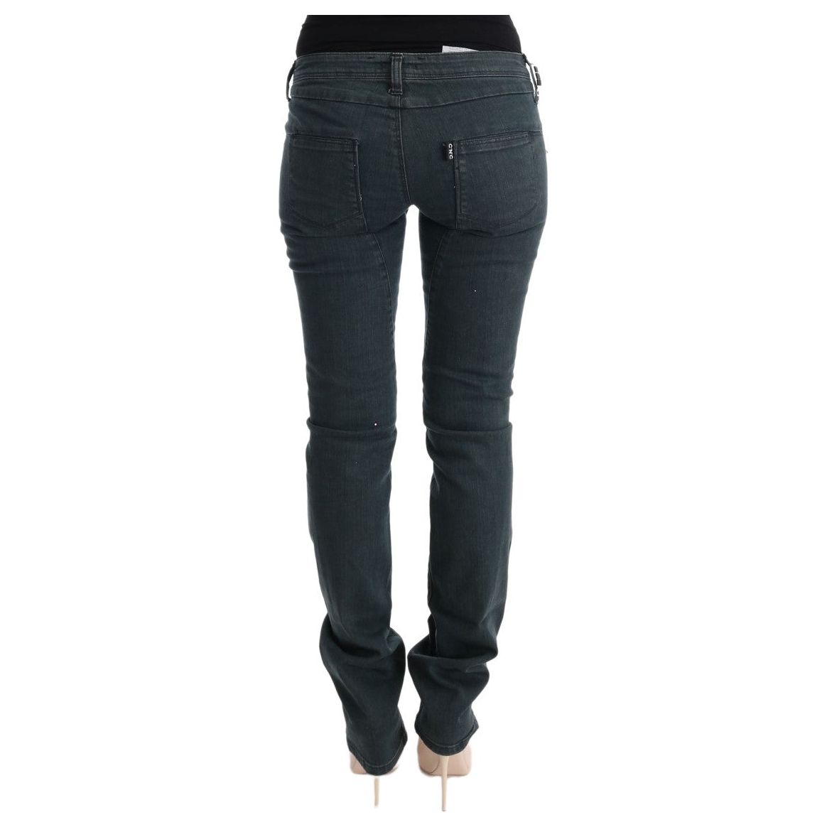 Chic Superslim Gray Cotton Jeans