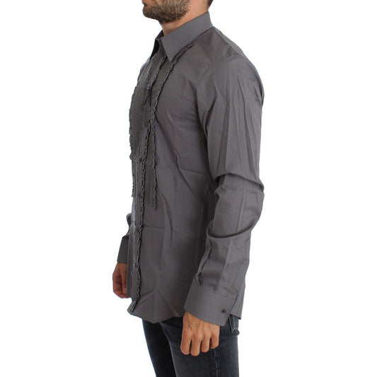 Elegant Slim Fit Cotton Dress Shirt