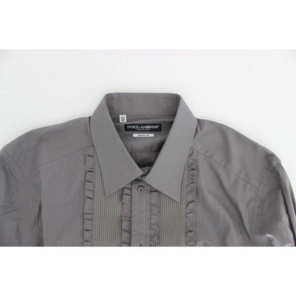 Dolce & Gabbana Purple Torero GOLD Slim Fit Dress Shirt