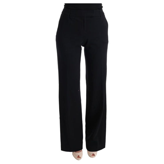 Chic Black Bootcut Formal Pants