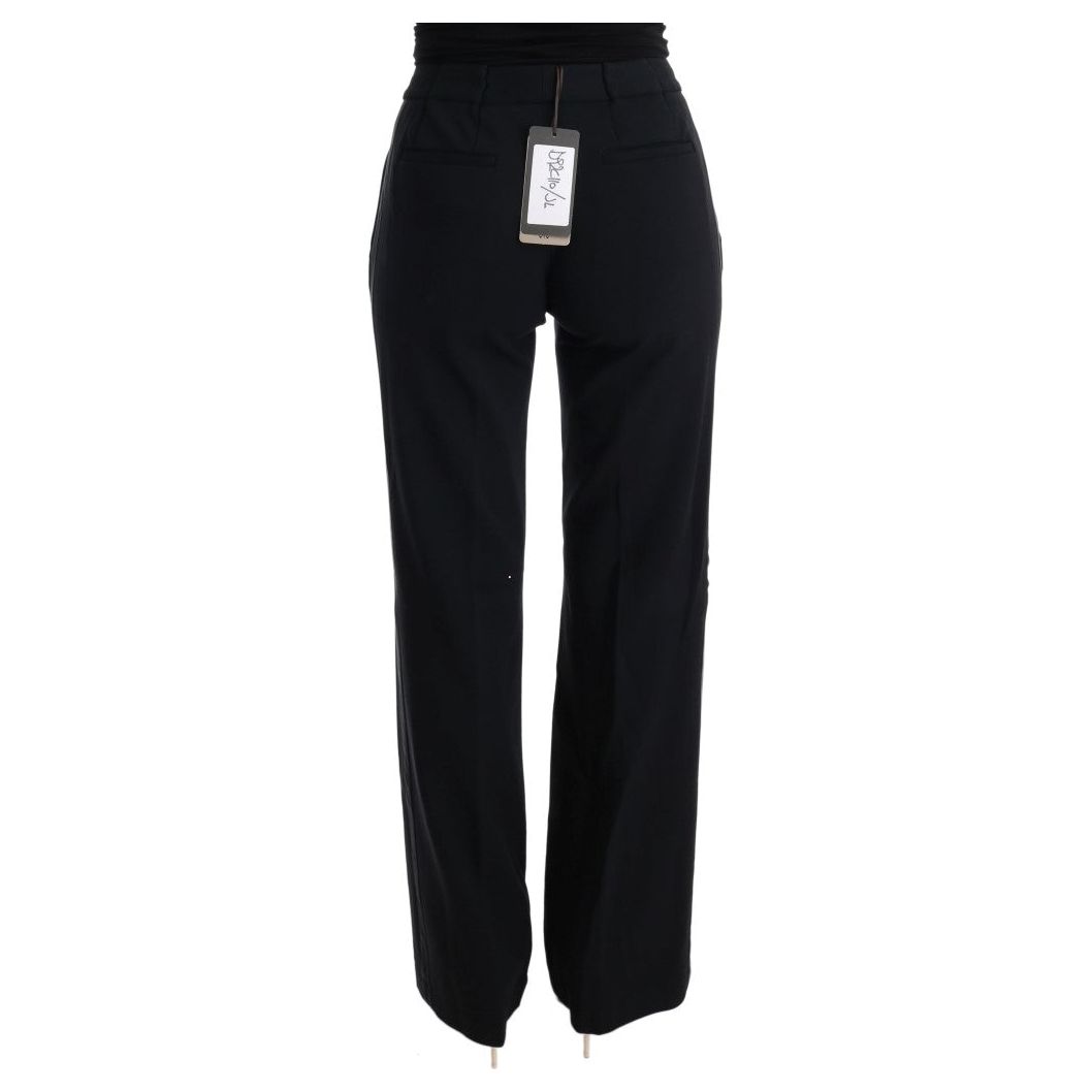 Chic Black Bootcut Formal Pants