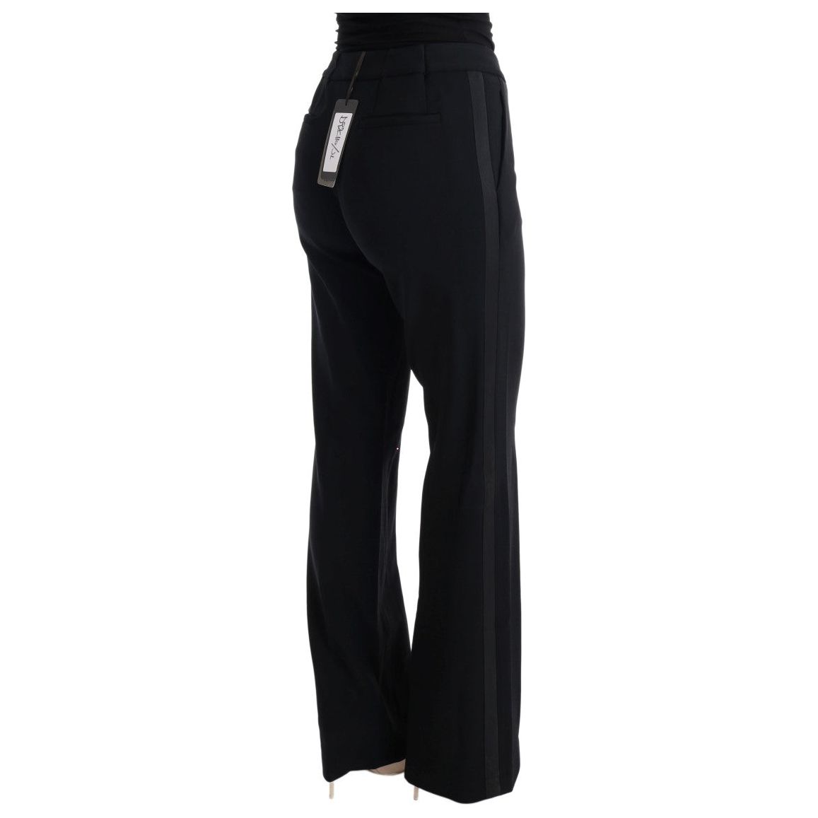 Chic Black Bootcut Formal Pants