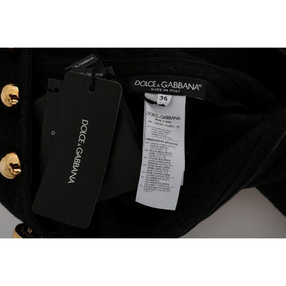 Dolce & Gabbana Gray Crystal "Dreaming of My Prince" Dress