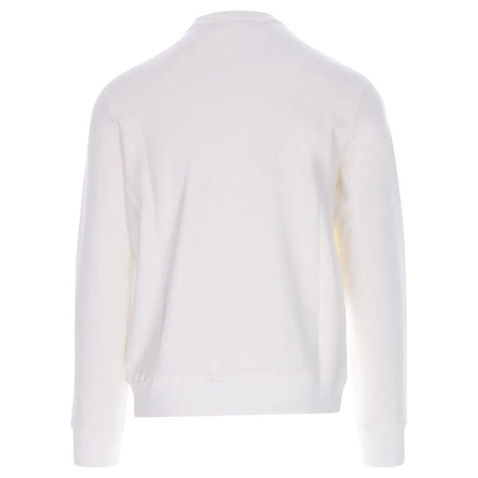 Elegant White Cotton Blend Sweatshirt Jacob Cohen