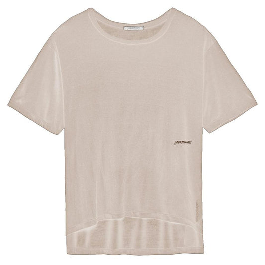 Elegant Oversized Modal Tee with Logo