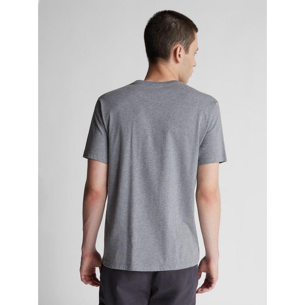 North Sails Chic Gray Crewneck Tee with Front Print North Sails