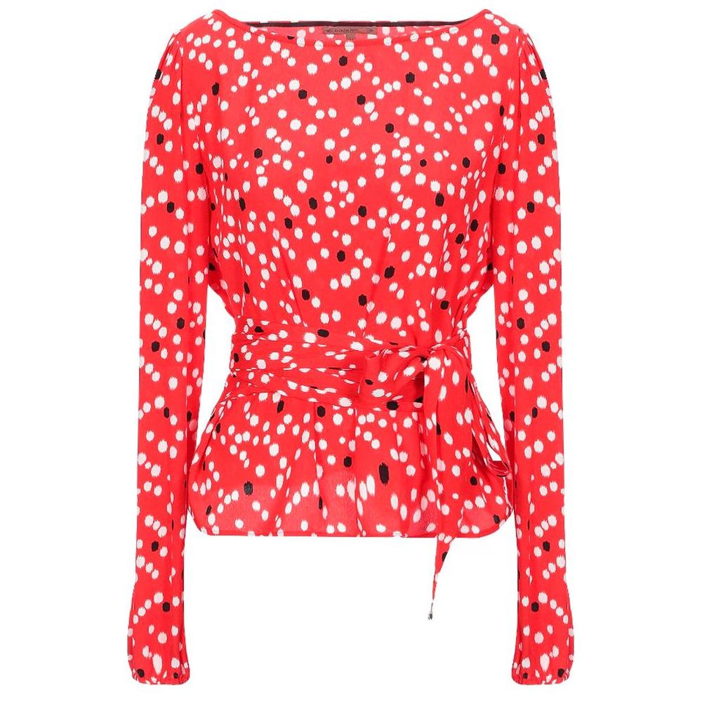 Red Polyester Sweater