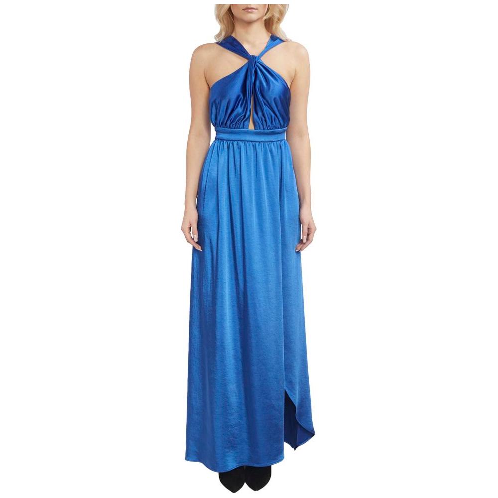 Blue Polyester Dress