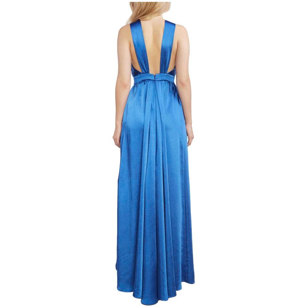 Blue Polyester Dress