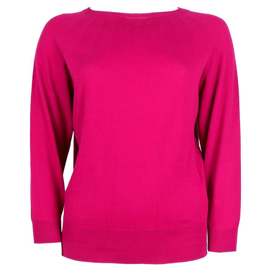 Fuchsia Cotton Sweater