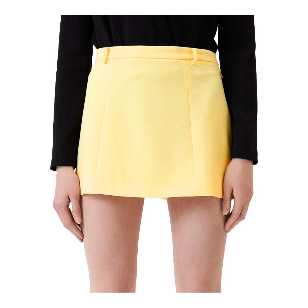 Yellow Polyester Skirt