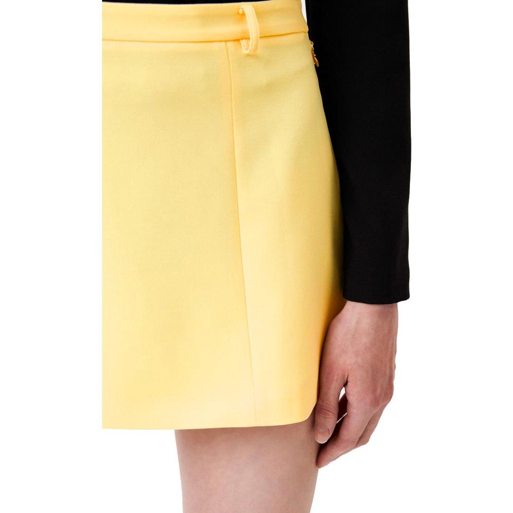 Yellow Polyester Skirt