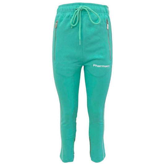 Green Polyester Jeans & Pant