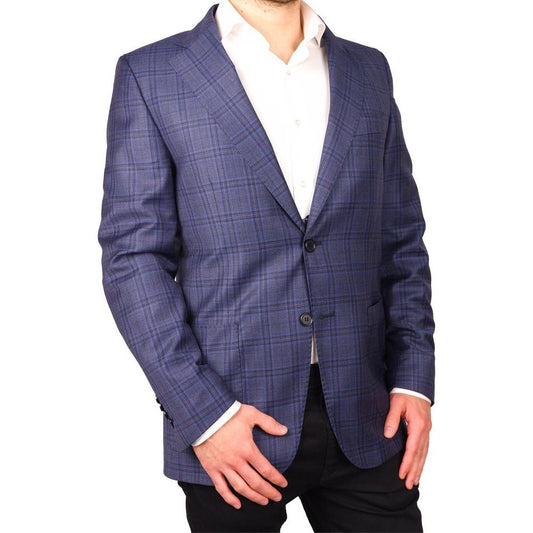 Light Blue Wool Vergine Blazer