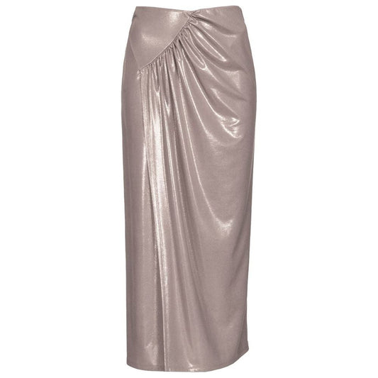 Beige Polyester Skirt