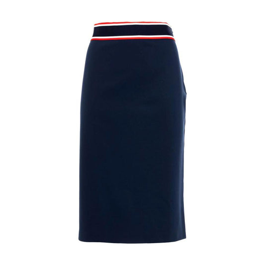 Blue Viscose Skirt PINKO