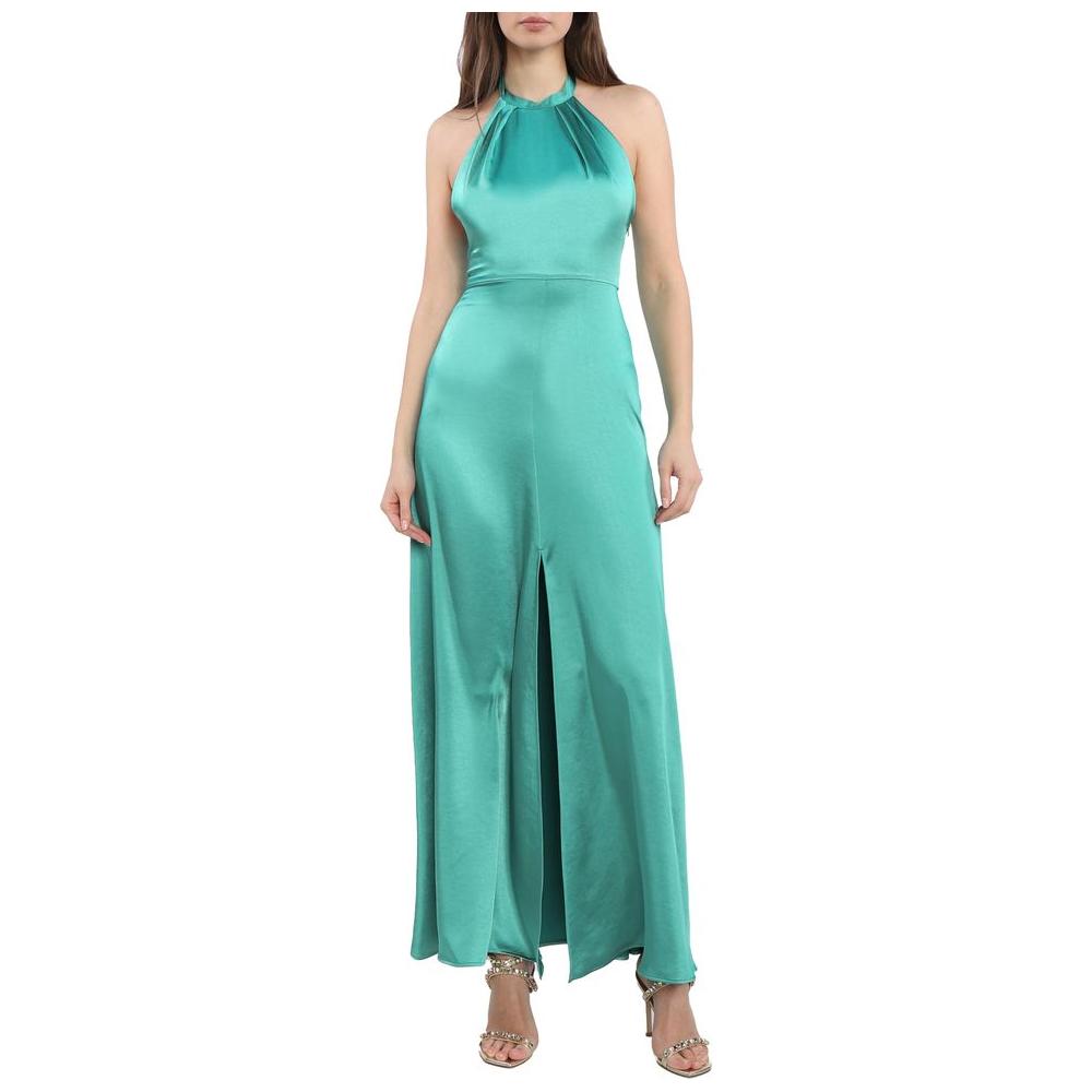 Green Polyester Dress