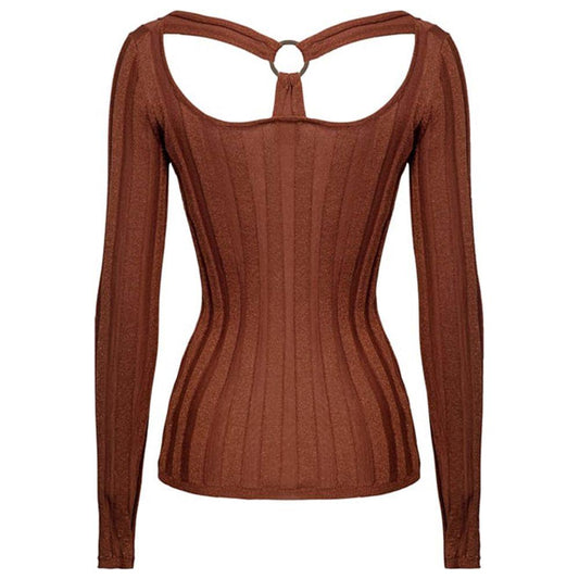 Brown Viscose Sweater