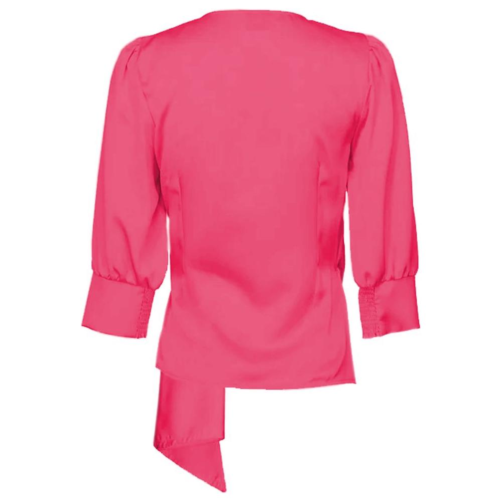 Fuchsia Polyester Sweater