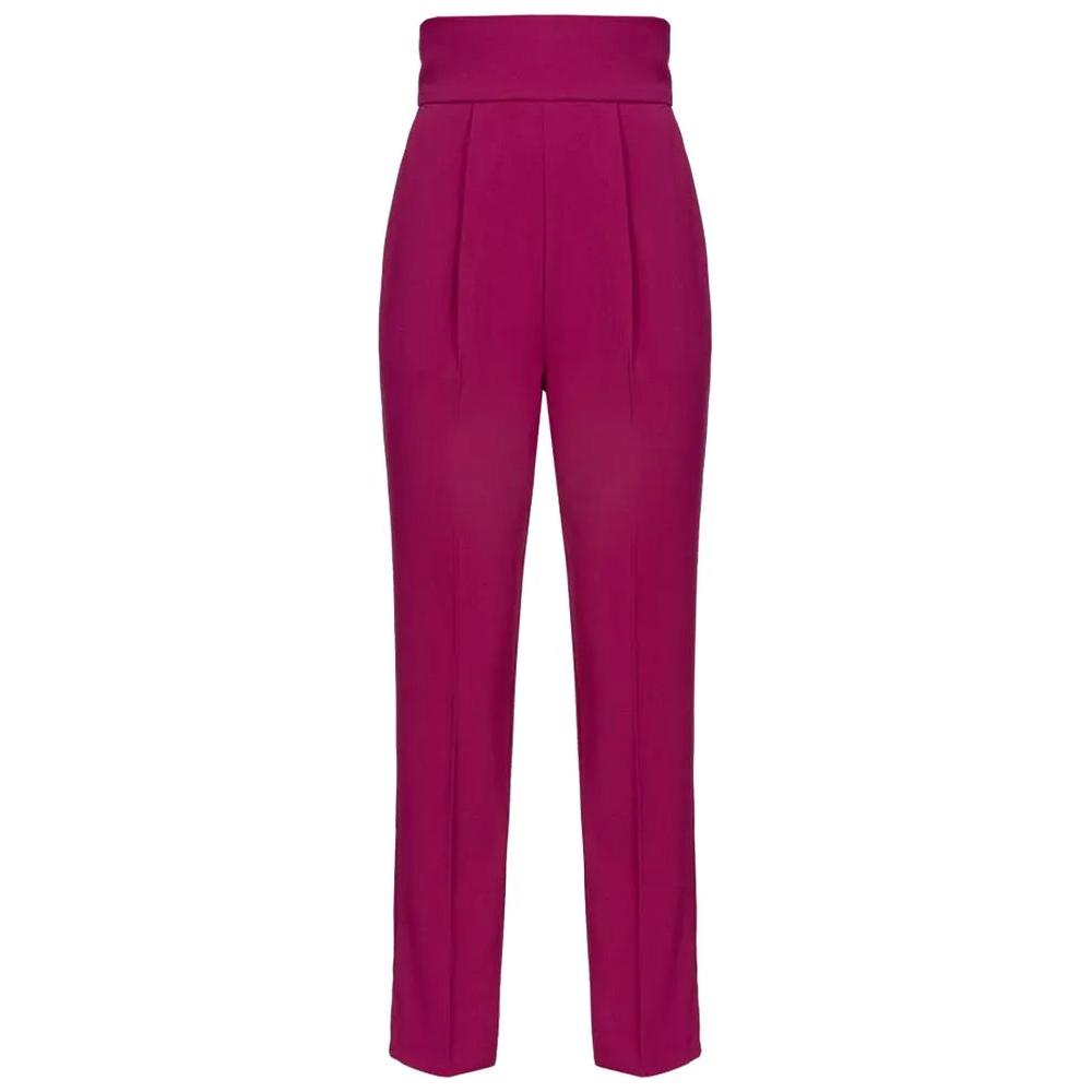 Purple Polyester Jeans & Pant