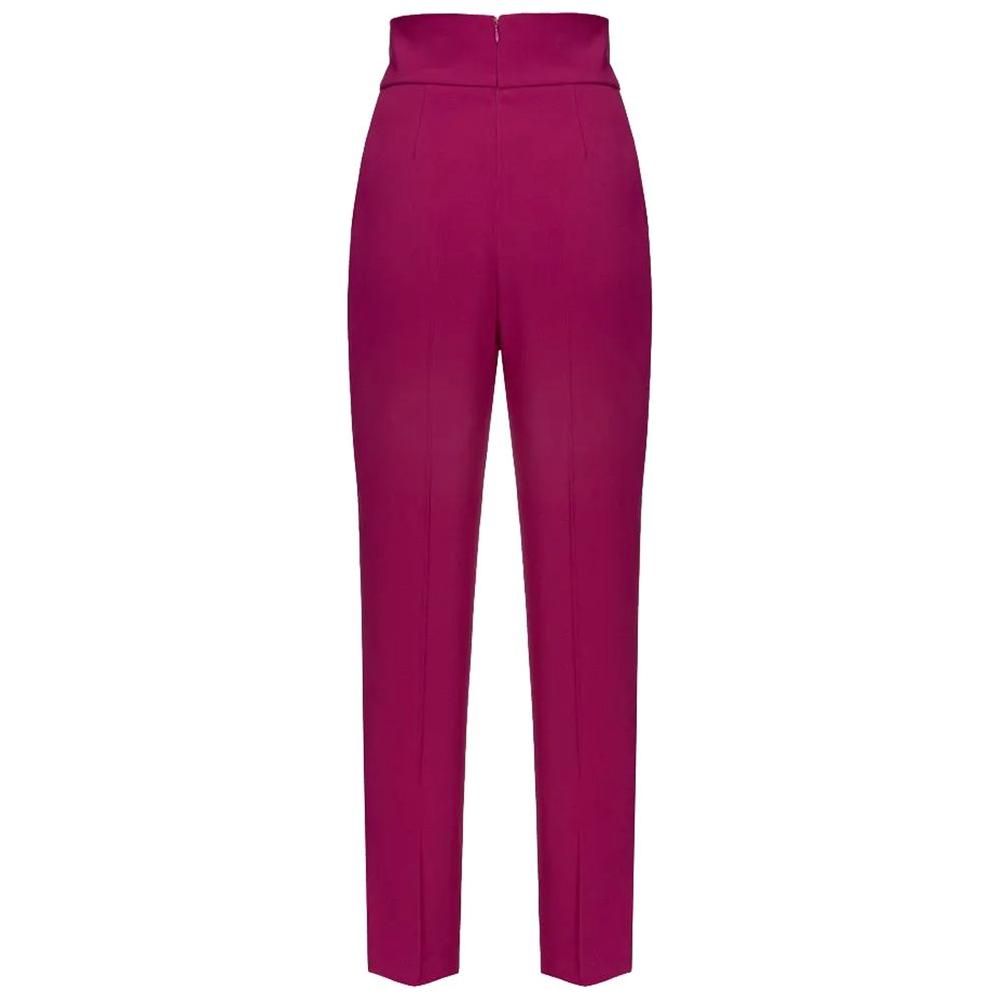 Purple Polyester Jeans & Pant