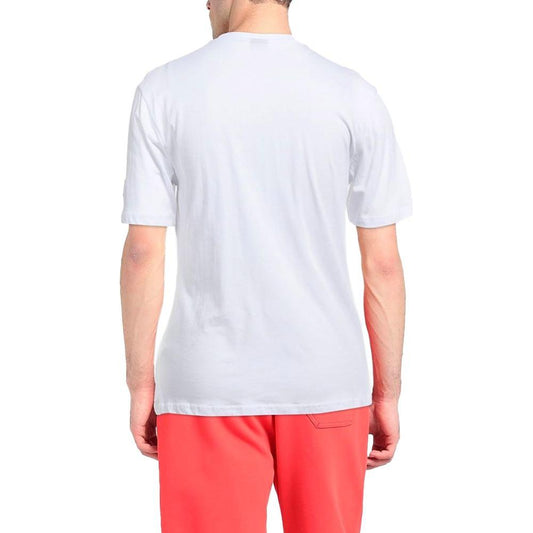 Elegant White Cotton Logo Tee North Sails