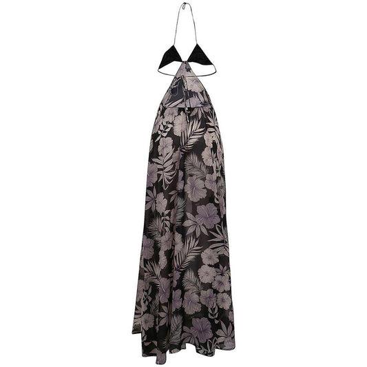 Floral Elegance Maxi Dress with Split Detail PINKO