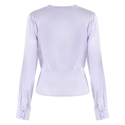 Lilac Silk Elegance Blouse