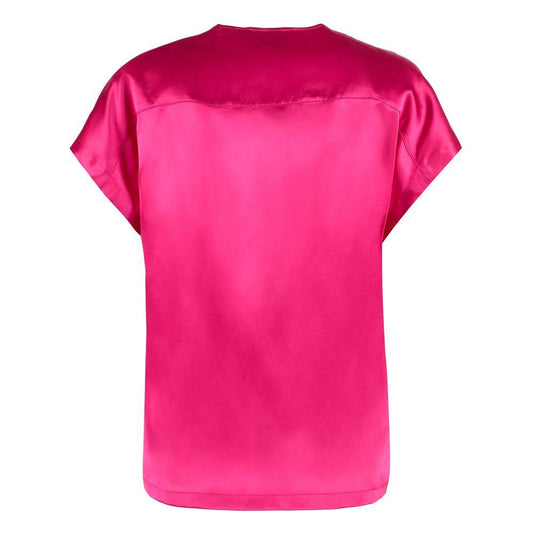 Elegant Fuchsia Silk Blend Blouse PINKO