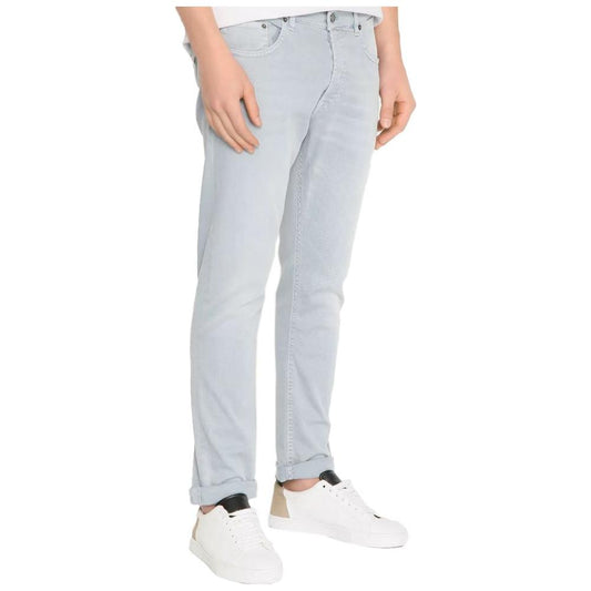 Chic Ice Gray Regular Denim Icon Jeans Dondup