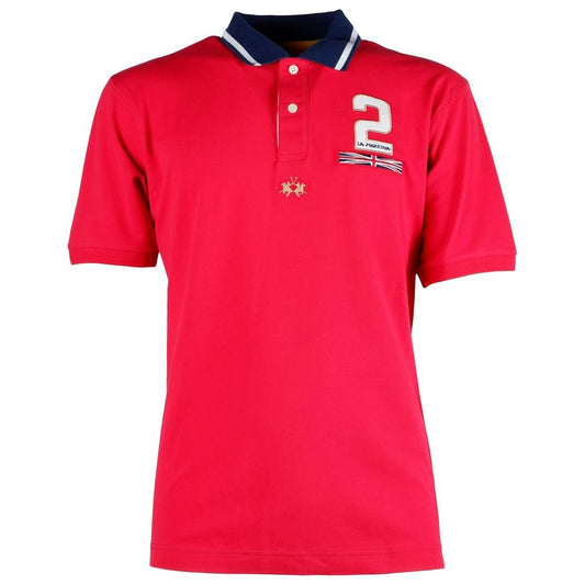 Elegant Stretch Pique Cotton Polo Shirt