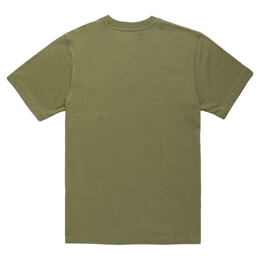 Army Cotton Tee with Contrast Logo