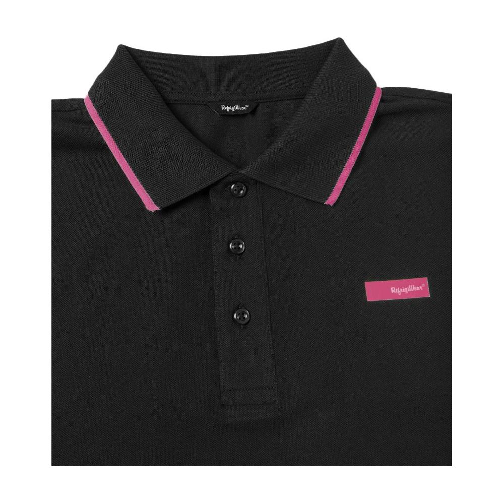 Elegant Cotton Polo with Contrast Details