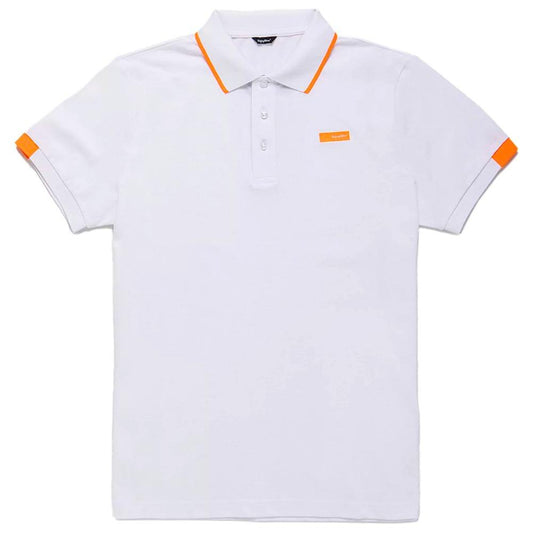 Elegant Contrasting Collar Polo Shirt