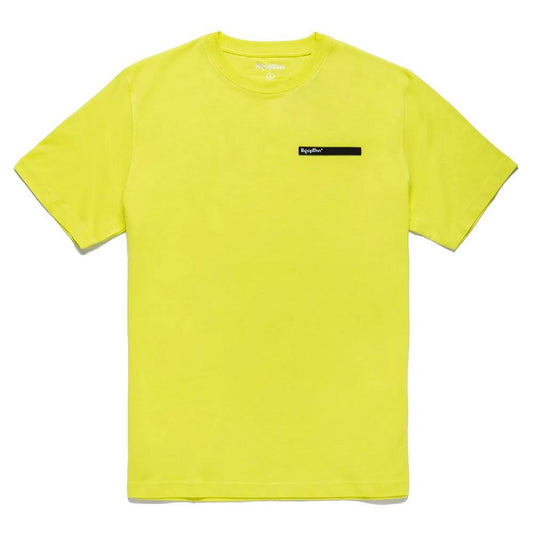 Embossed Logo Cotton T-Shirt in Yellow