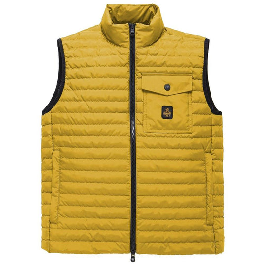 Refrigiwear Yellow Men's Sleeveless Soft Down Vest Refrigiwear