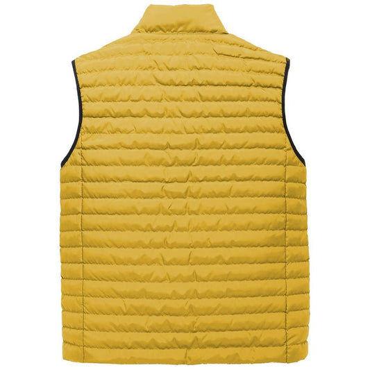 Yellow Men's Sleeveless Soft Down Vest Refrigiwear