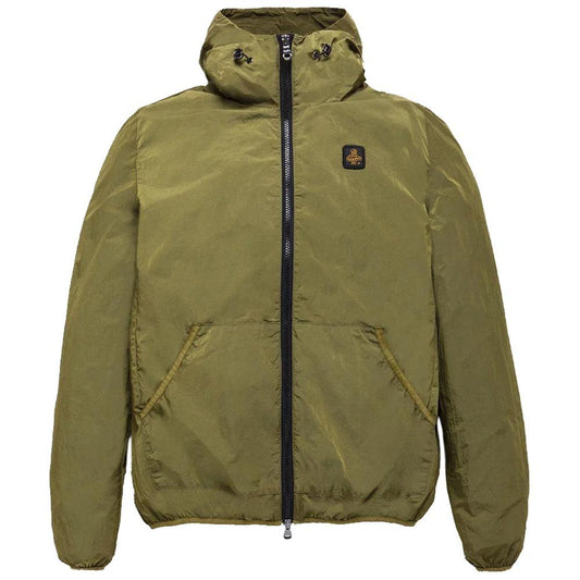 Chic Ultralight Nylon Jacket with Garment-Dyed Finish