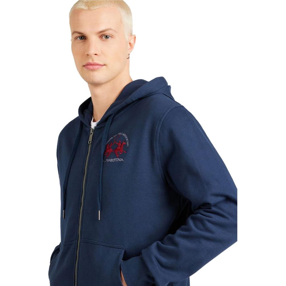 Elegant Full Zip Cotton Hoodie