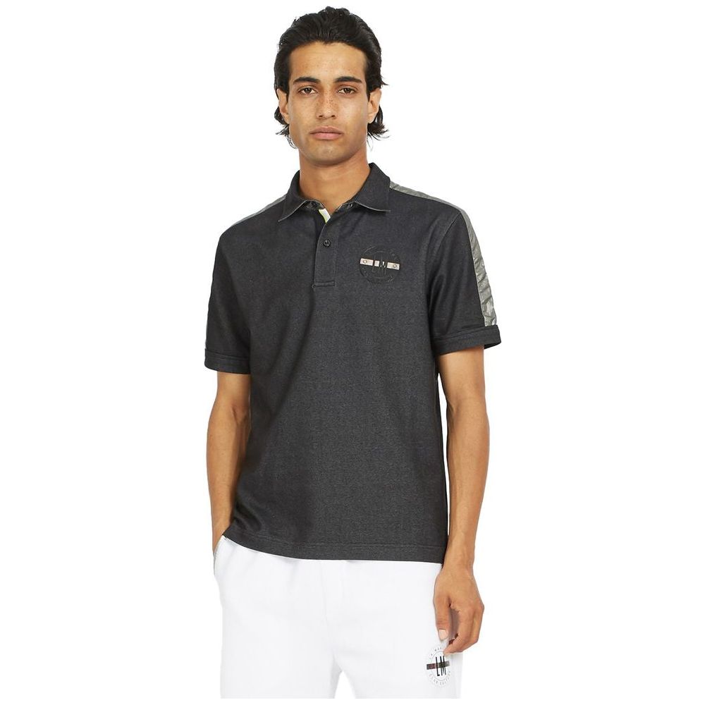 Sleek Cotton Blend Polo Shirt with Logo