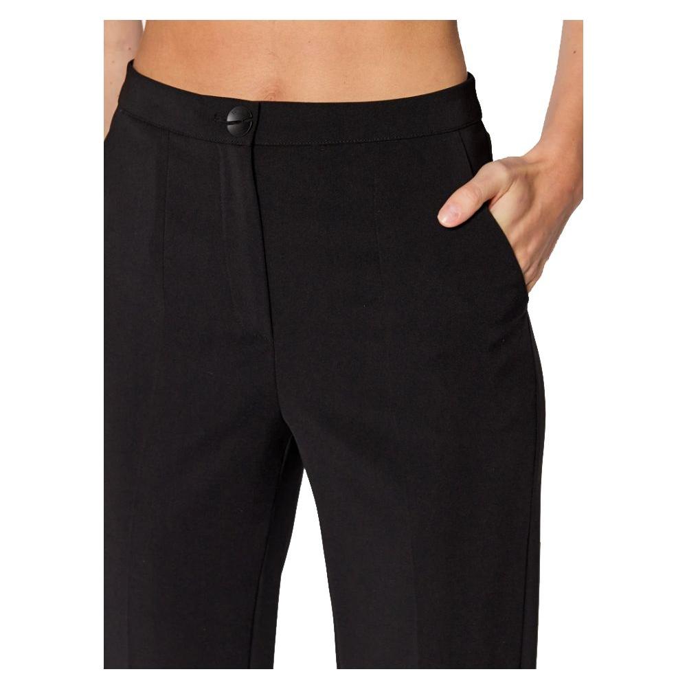 Chic High-Waist Cigarette Trousers