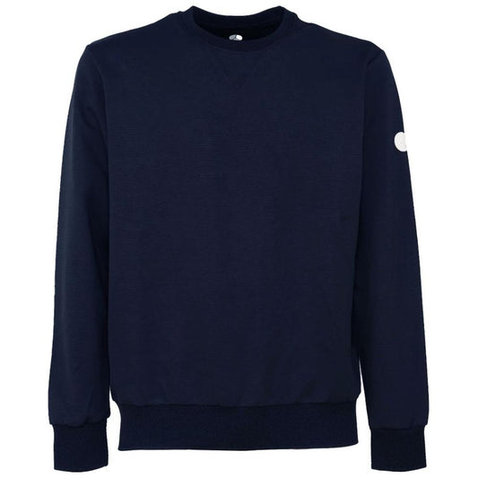 Sleek Navy Technical Fabric Crewneck People Of Shibuya