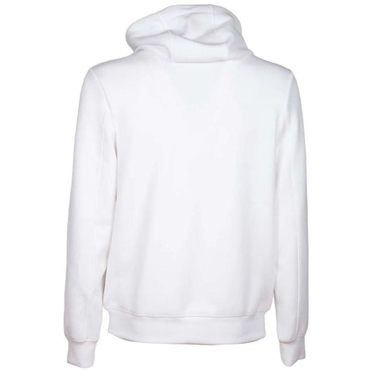 Elegant White Tech Fabric Hoodie