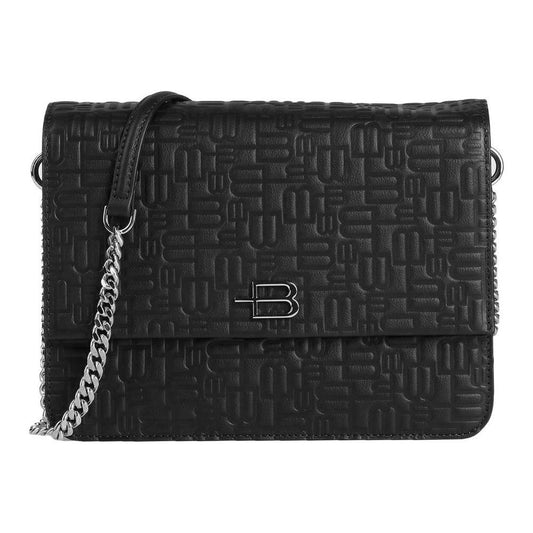 Elegant Calfskin Shoulder Bag with Chain Strap