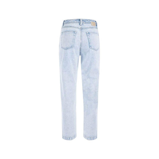 Chic High-Waisted Light Wash Denim