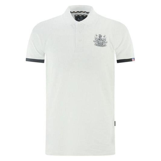 Elegant Cotton Polo with Signature Details