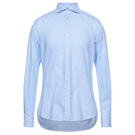 Chic Light Blue Oxford Cotton Shirt